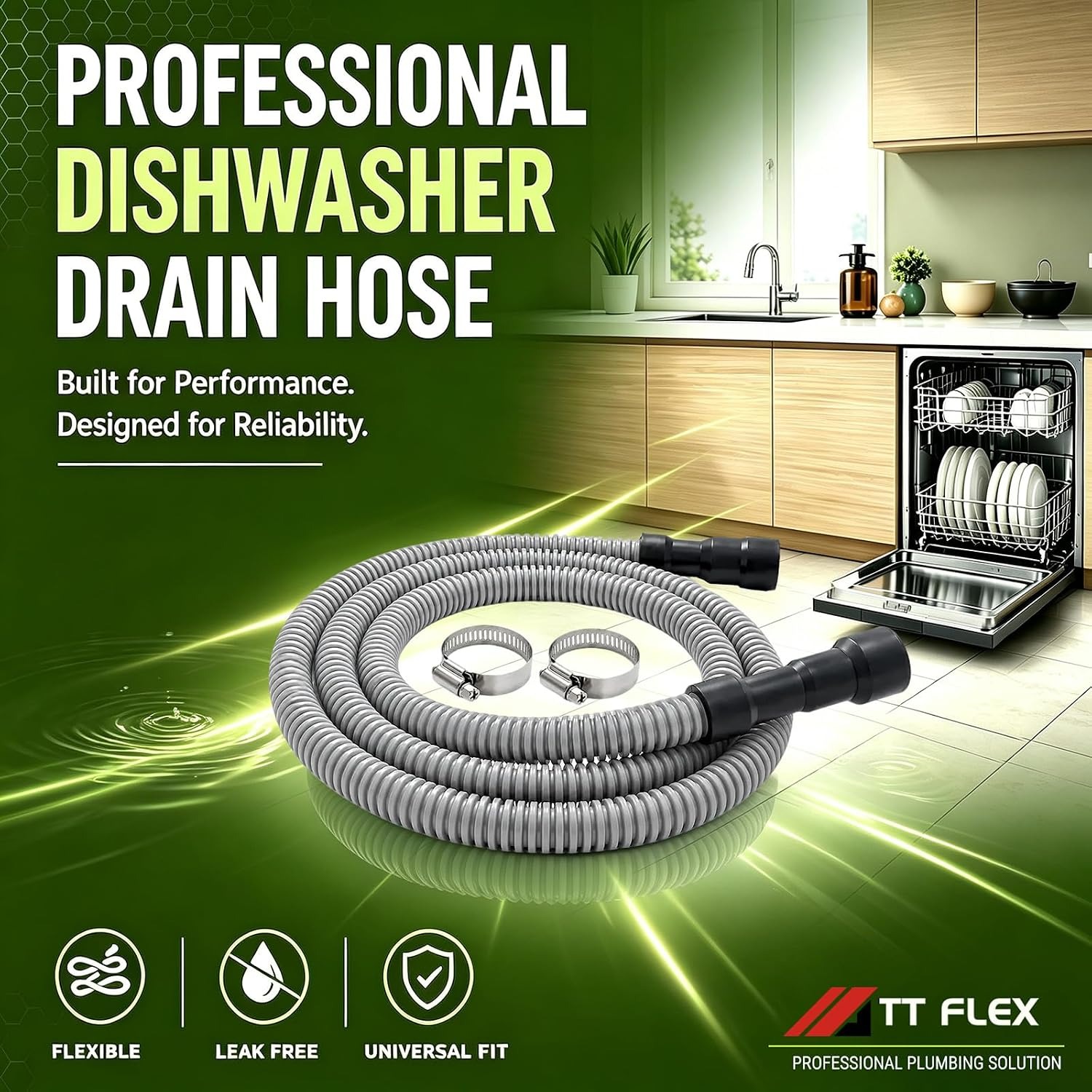 12 Ft Dishwasher Drain Hose with Trim-to-Fit Ends: image 7