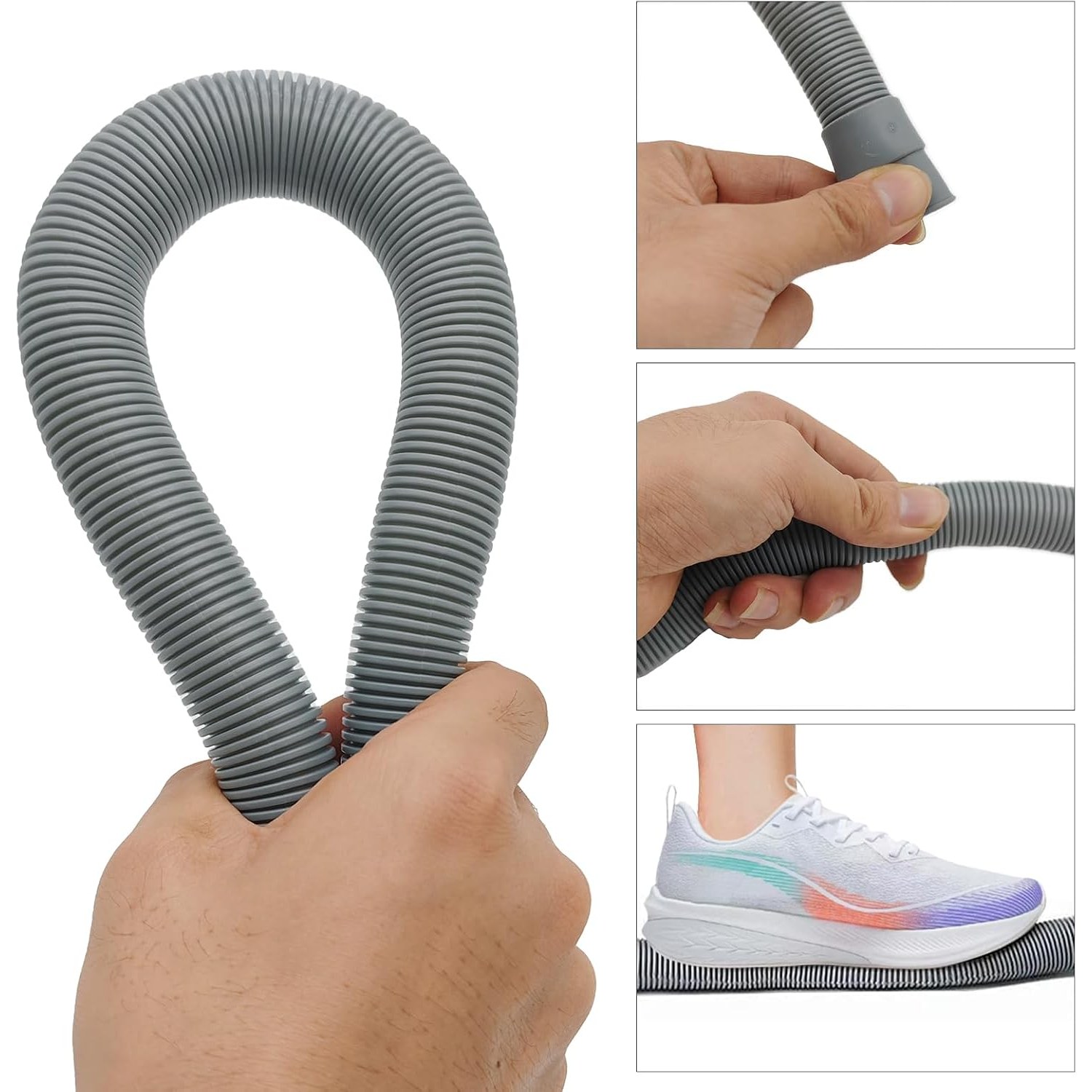 10 Ft Washer Drain Hose Extension Kit with Adapter, Clamps and U-Bend Holder: image 5