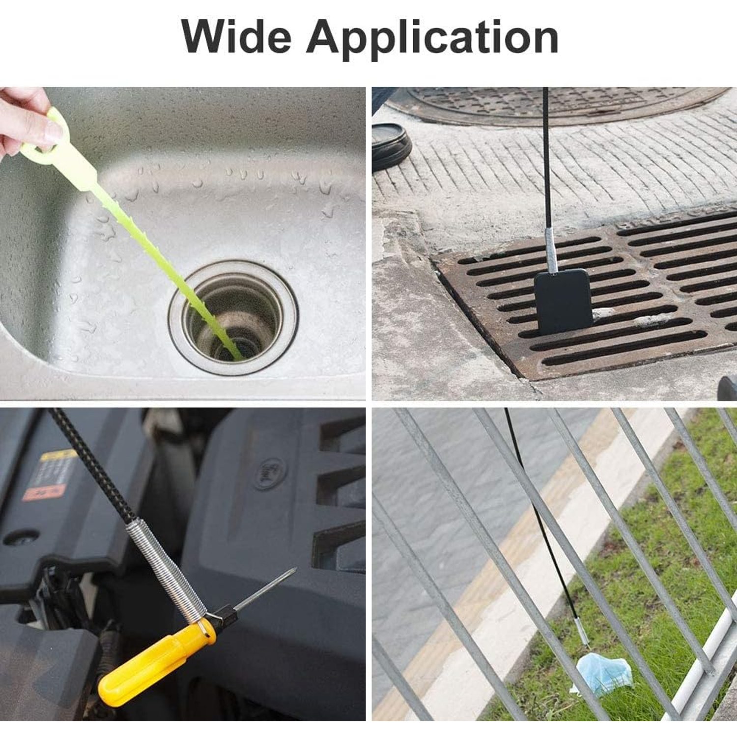 35-Inch Flexible Grabber Claw Tool with Four-Claw Pickup Head: image 6