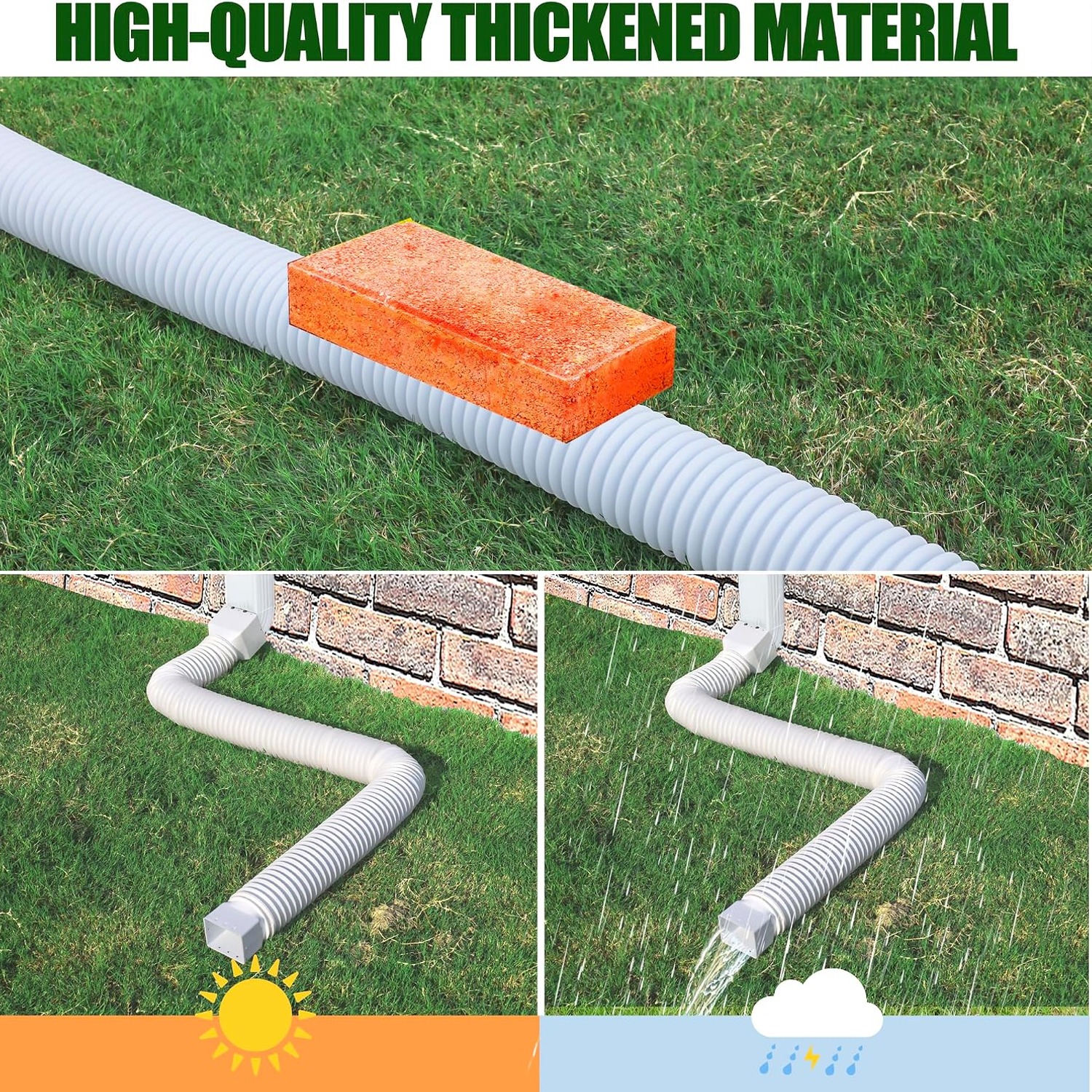 Flexible Downspout Extension 2 Pack: image 2
