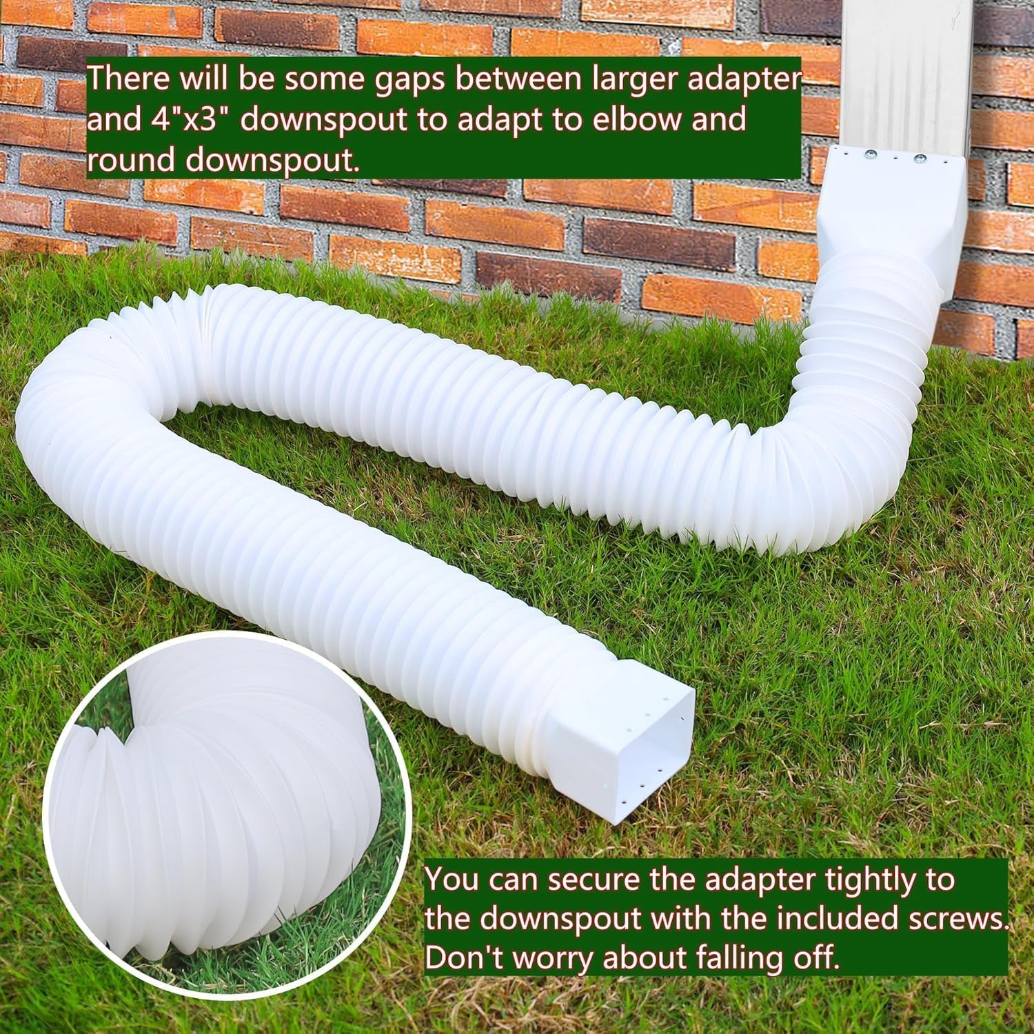 Flexible Downspout Extension 2 Pack: image 5