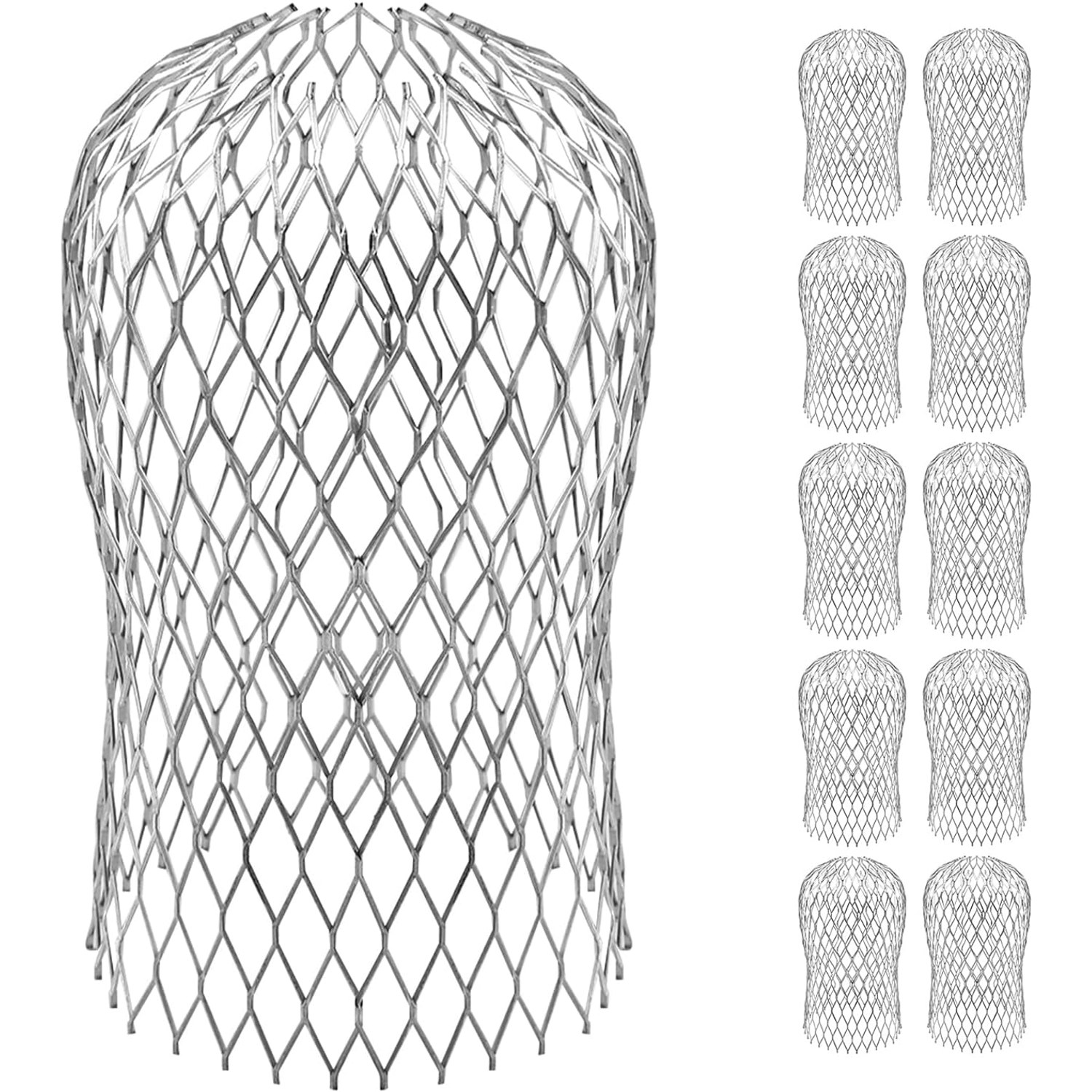 Downspout Guard 10 Pack Aluminum Gutter Leaf Strainers