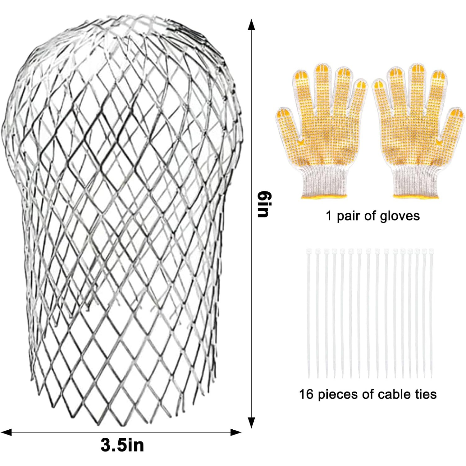 Downspout Guard 4 Pack Aluminum Gutter Strainer: image 2