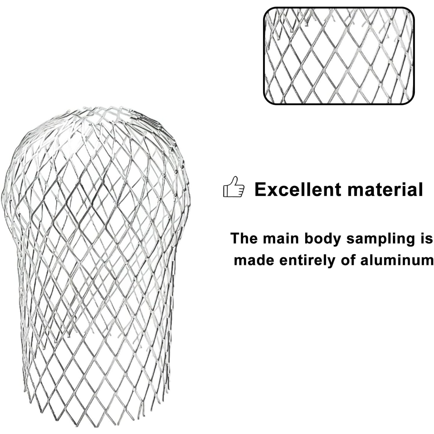 Downspout Guard 4 Pack Aluminum Gutter Strainer: image 3