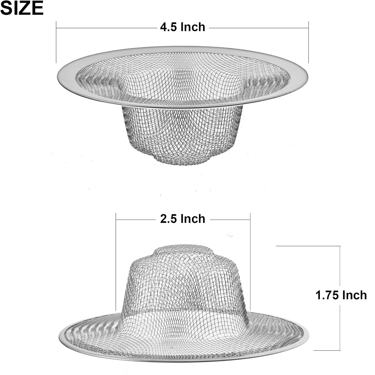 Mesh Basket Sink Strainer 2 Pack: image 2