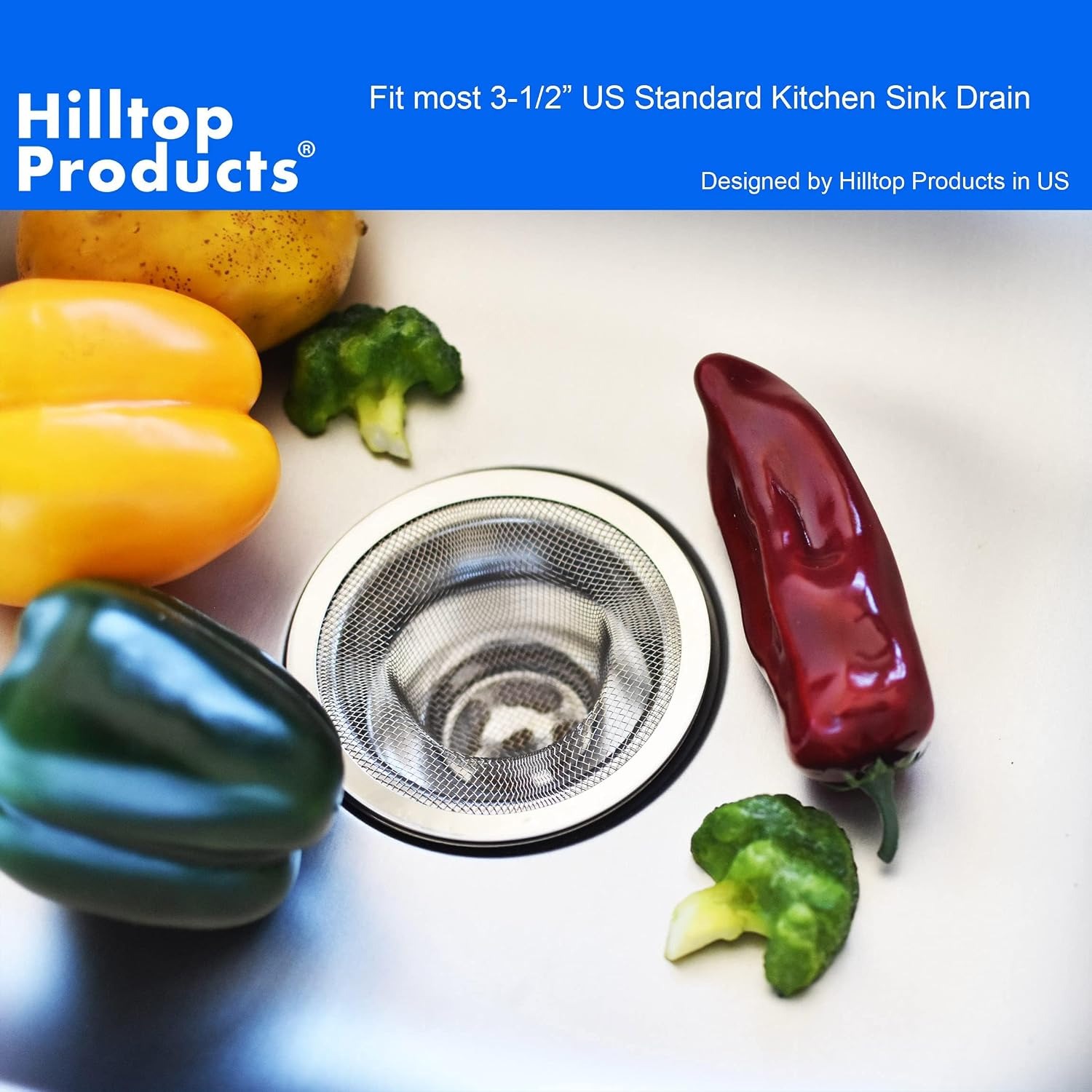 Mesh Basket Sink Strainer 2 Pack: image 4