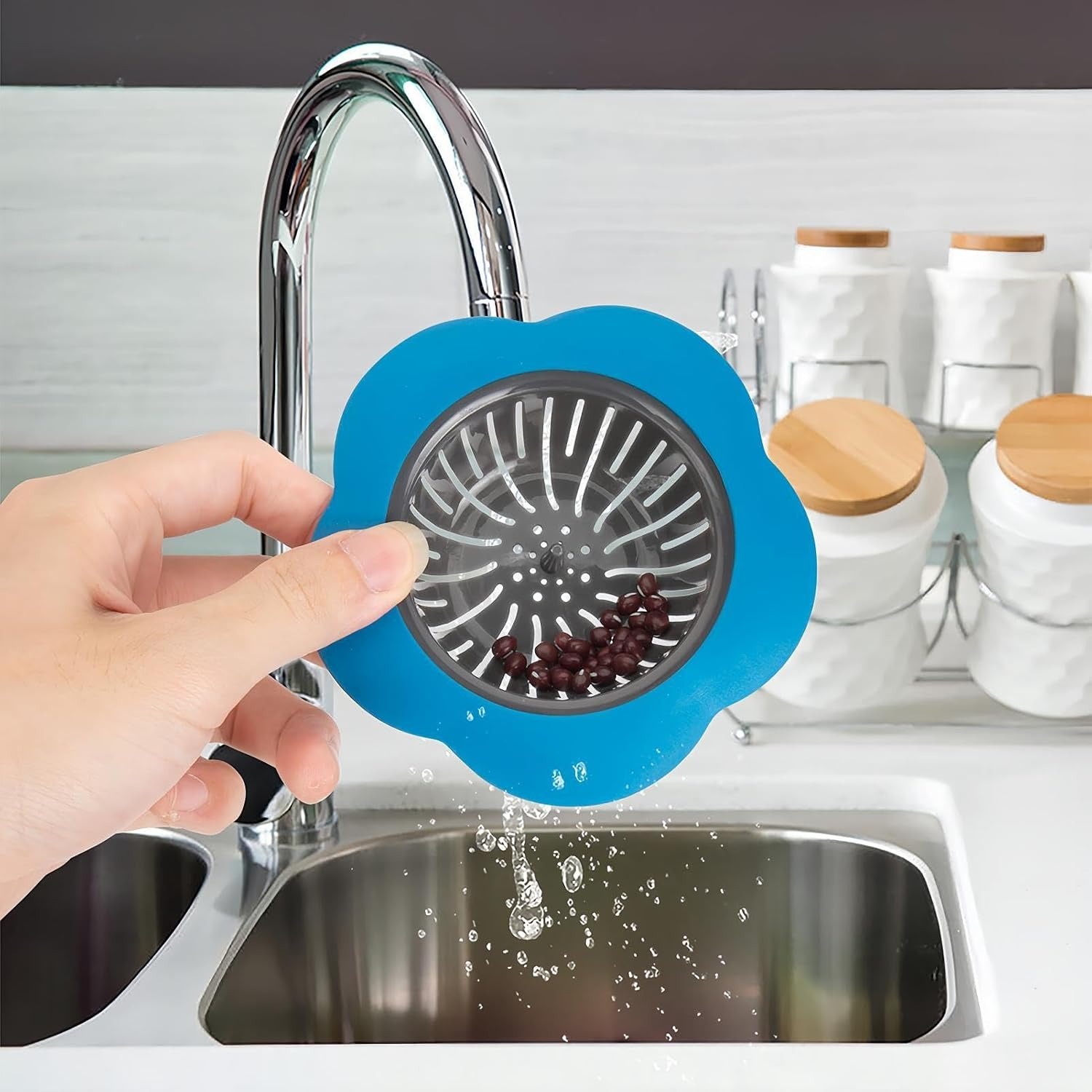 Silicone Sink Drain Strainer 4 Pack: image 7