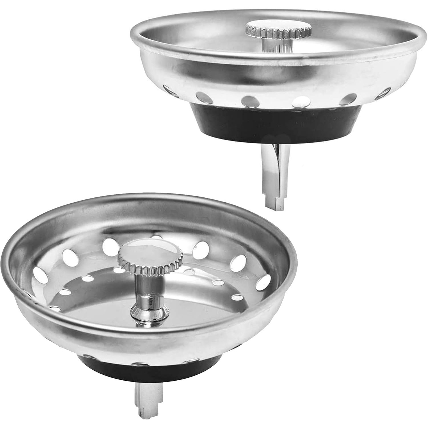 Sink Strainer and Stopper Basket (2 Pack)