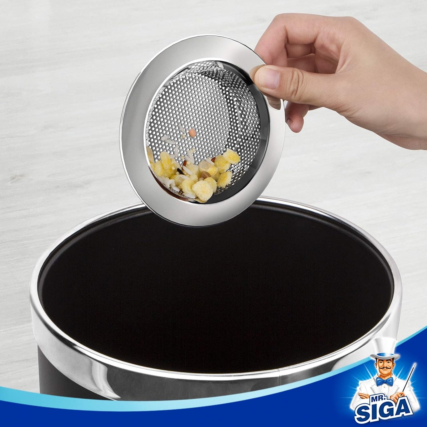 Stainless Steel Sink Strainer 3 Pack: image 5