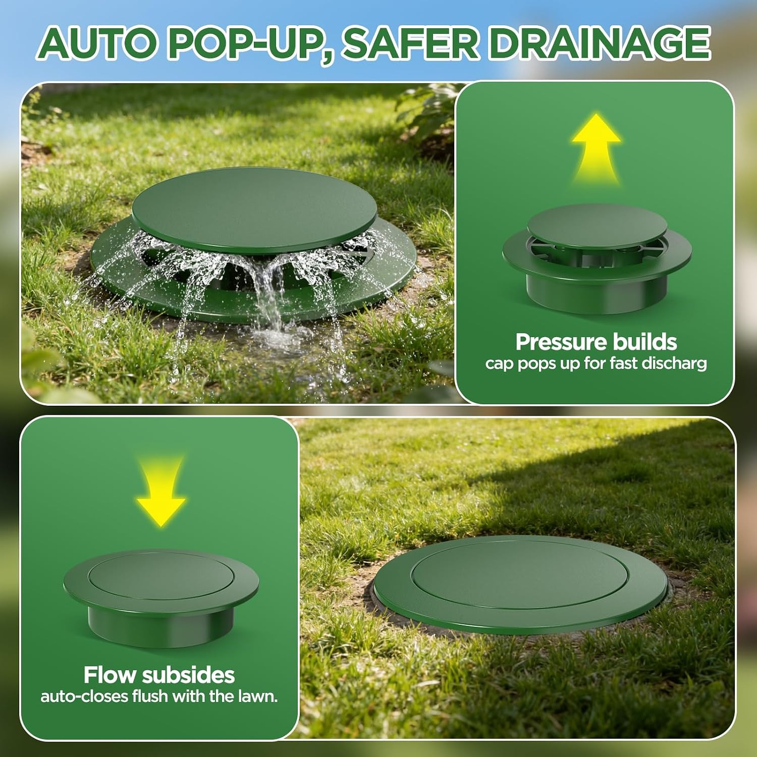 Pop Up Drainage Emitter for 3 and 4 Inch Pipe: image 2