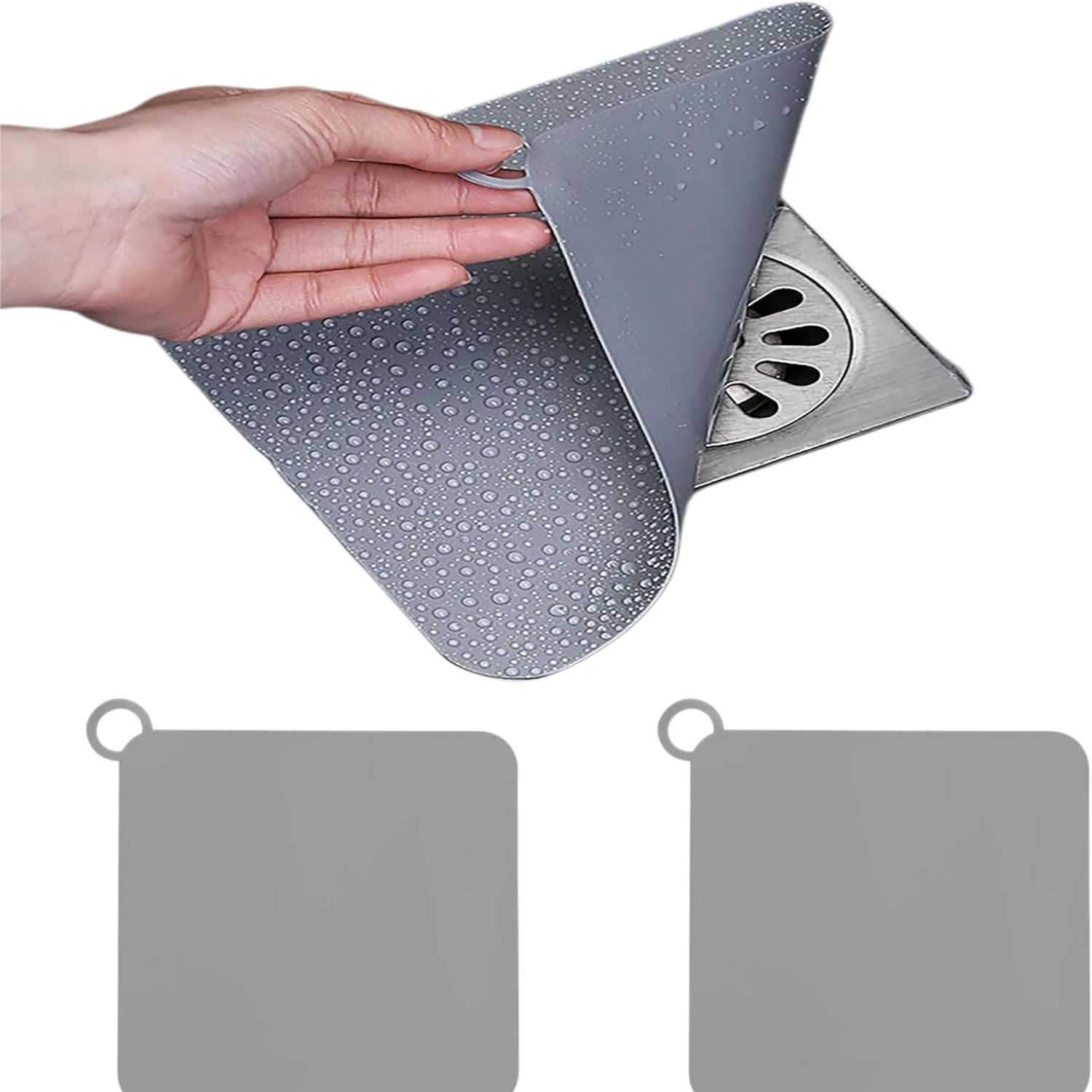 Silicone Floor Drain Cover 2 Pack (5 Inch)