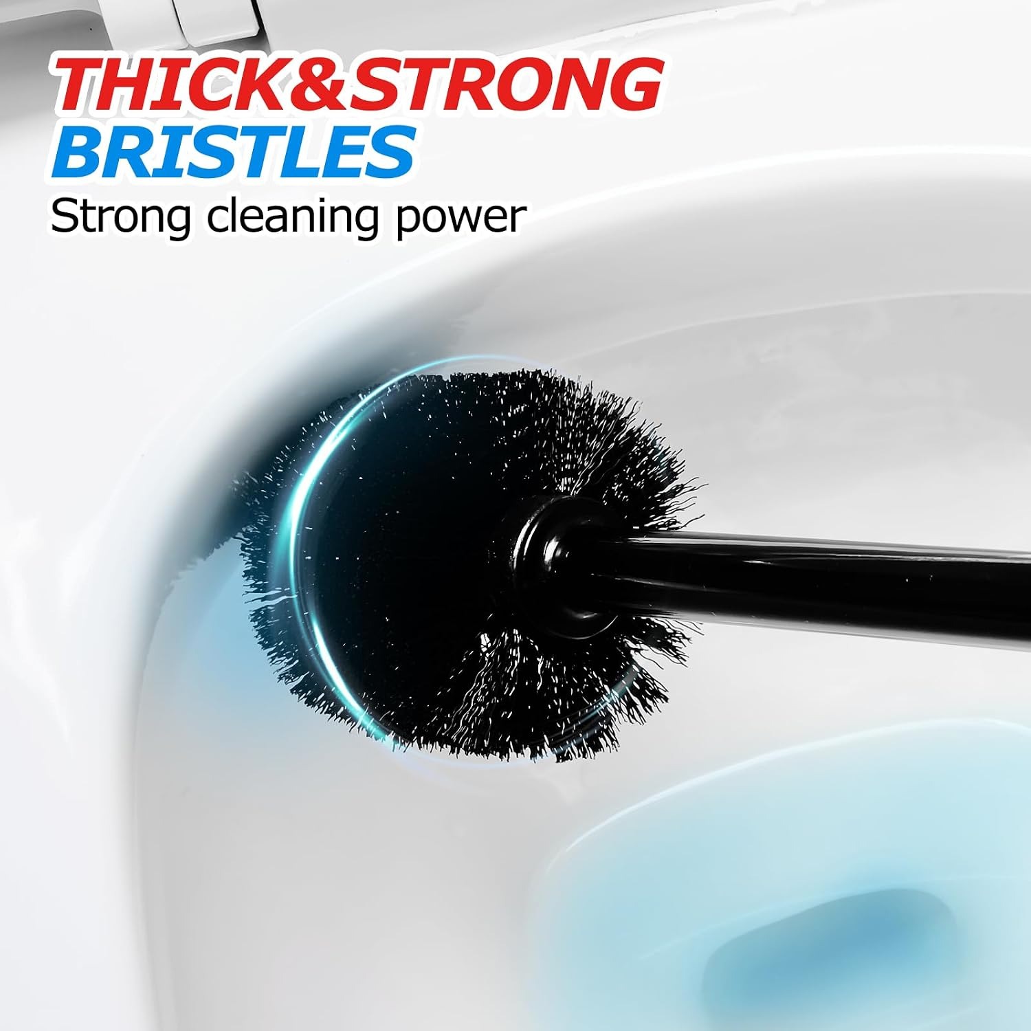 2-in-1 Toilet Brush and Plunger Set with Holder: image 4