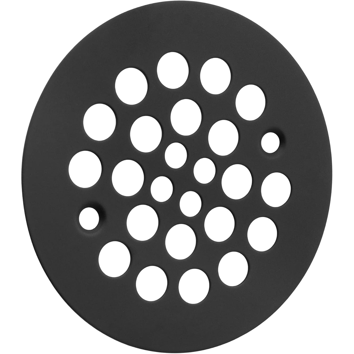 Screw-In Shower Strainer Trim Set, Matte Black 4.25 Inch: image 6