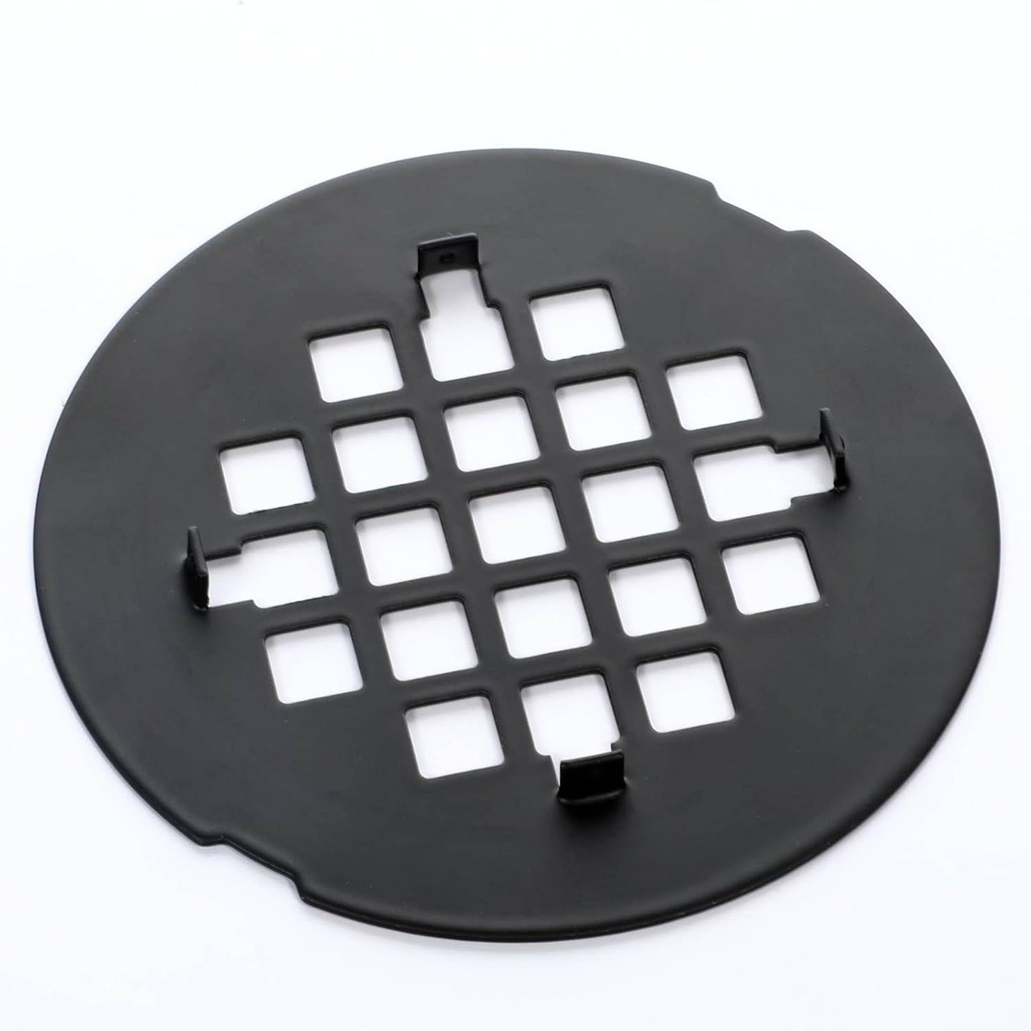 Snap In Shower Drain Cover (Black, 4.25 inch Round): image 5
