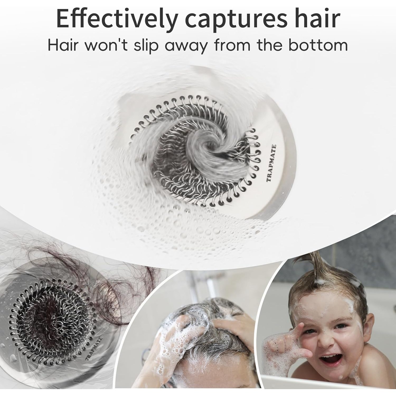 Flip Clean Shower Drain Hair Catcher: image 3