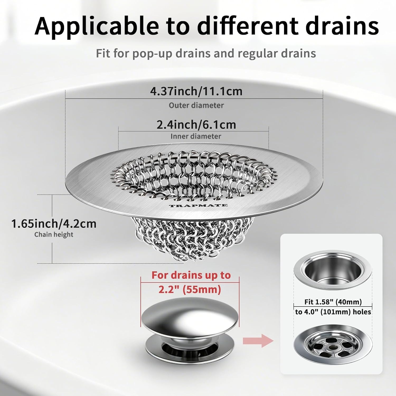 Flip Clean Shower Drain Hair Catcher: image 4