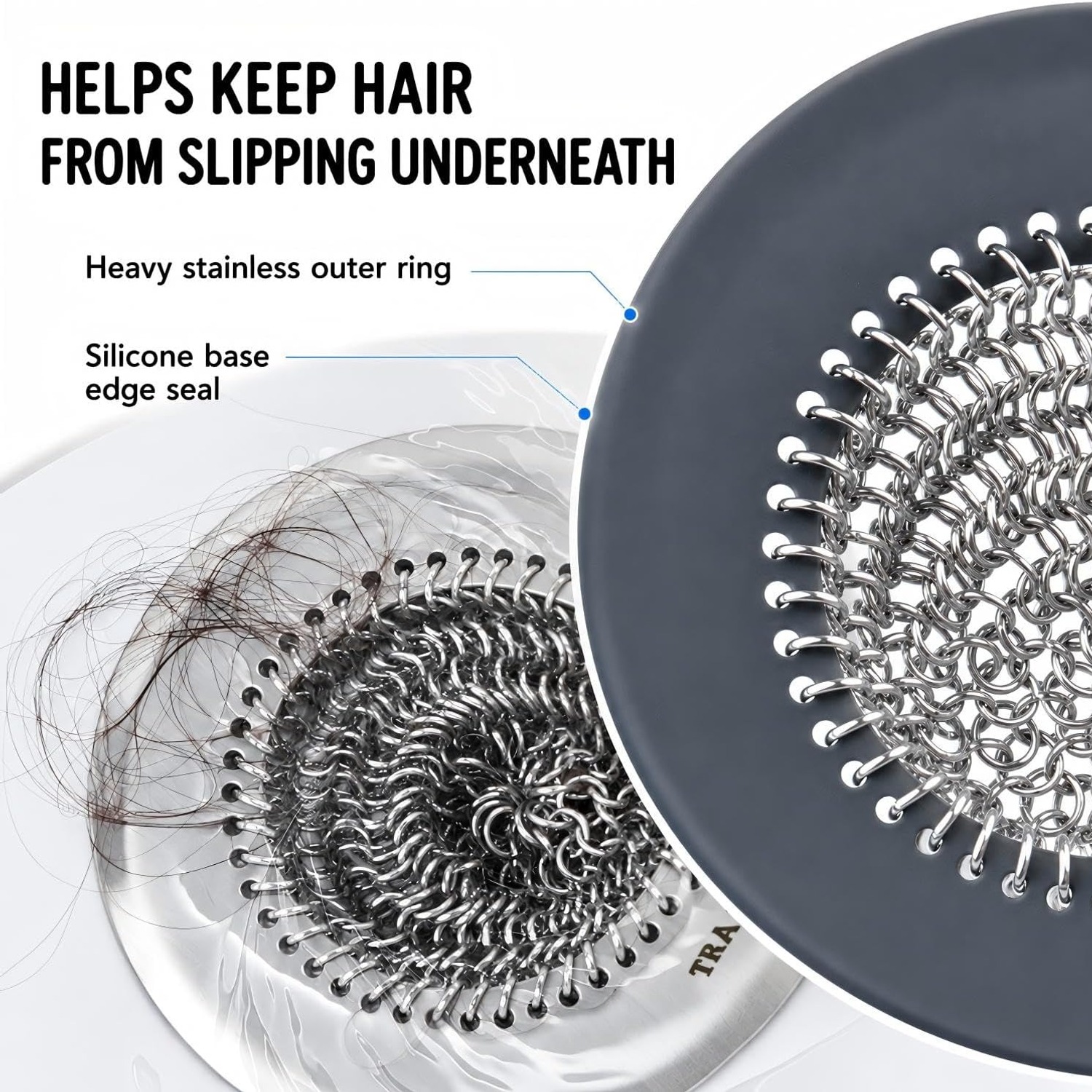 Flip Clean Shower Drain Hair Catcher: image 6