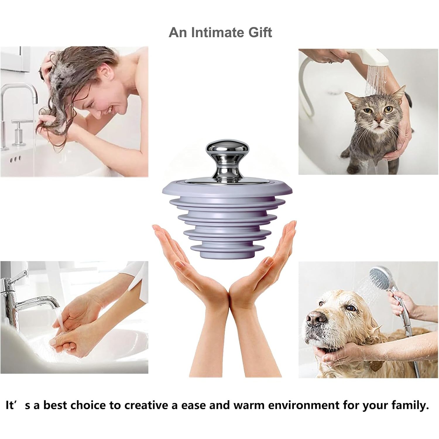 Silicone Bathtub Drain Stopper