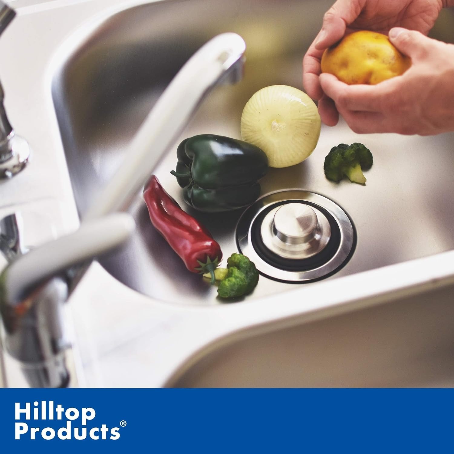 Stainless Steel Kitchen Sink Stopper for 3.5 Inch Drains: image 3